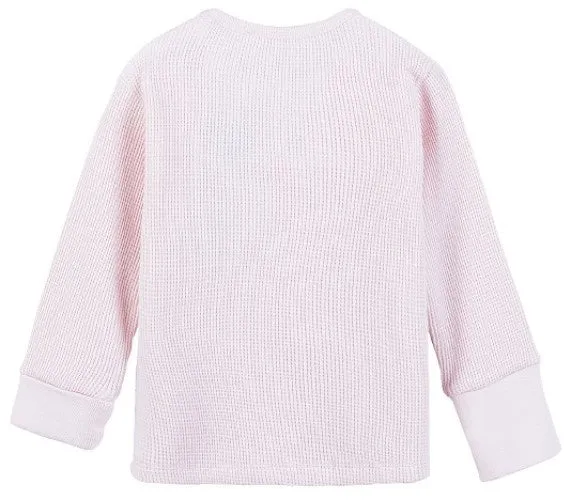 5.10.15 Cat Face Thermal Full Sleeves Baby Pink Shirt 13745