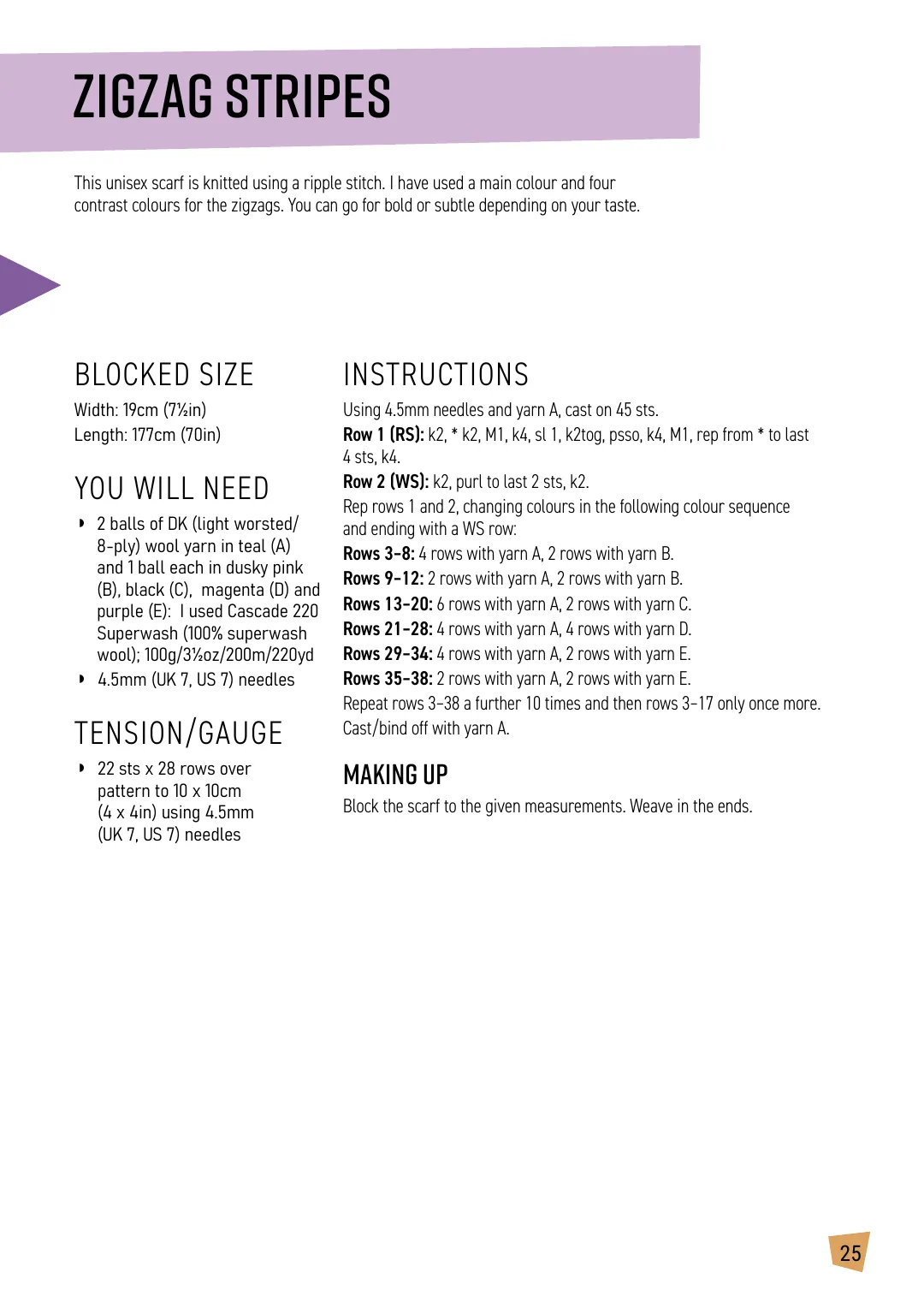 all-new twenty to make: scarves to knit