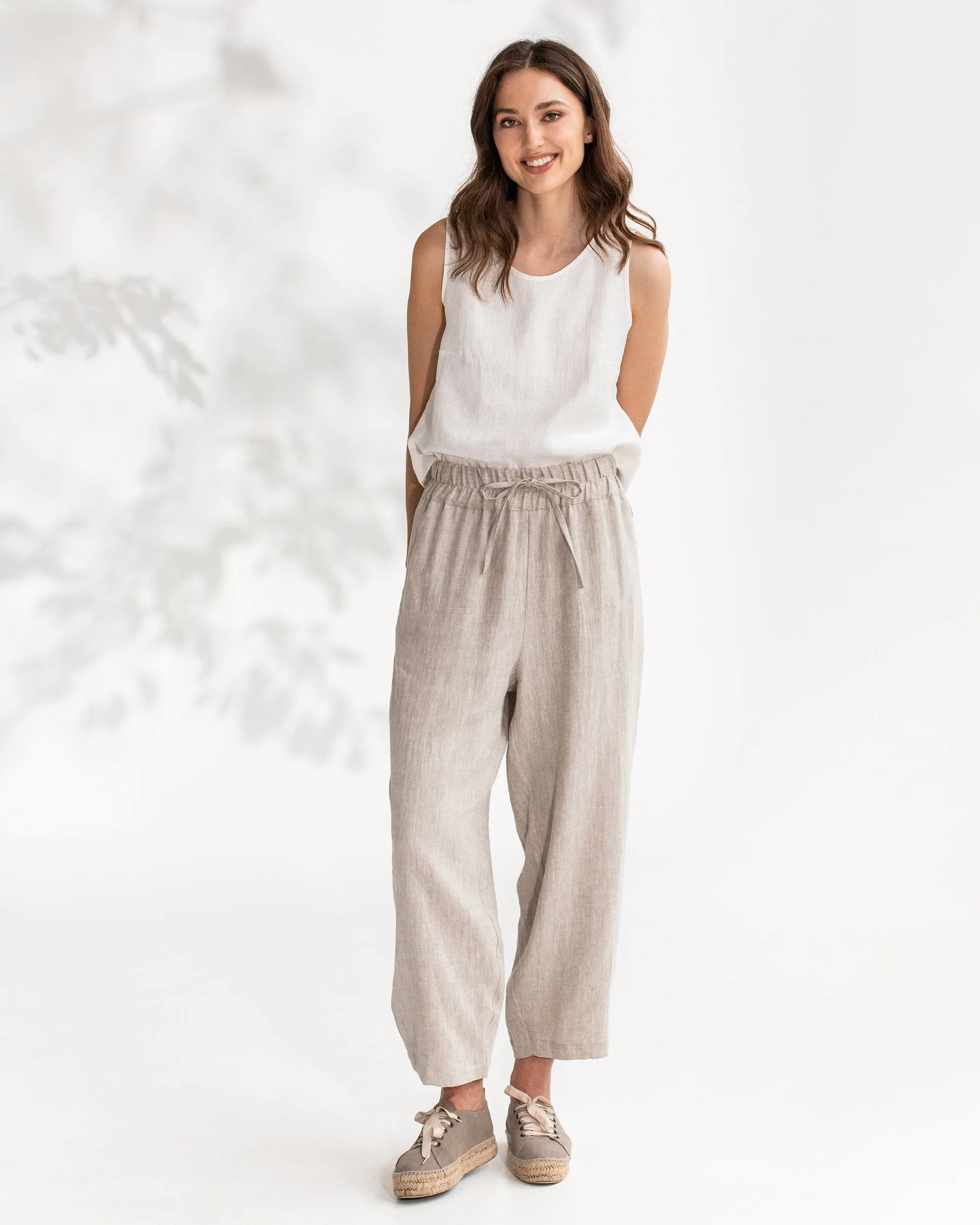 Baggy linen pants BESALU in Various colors