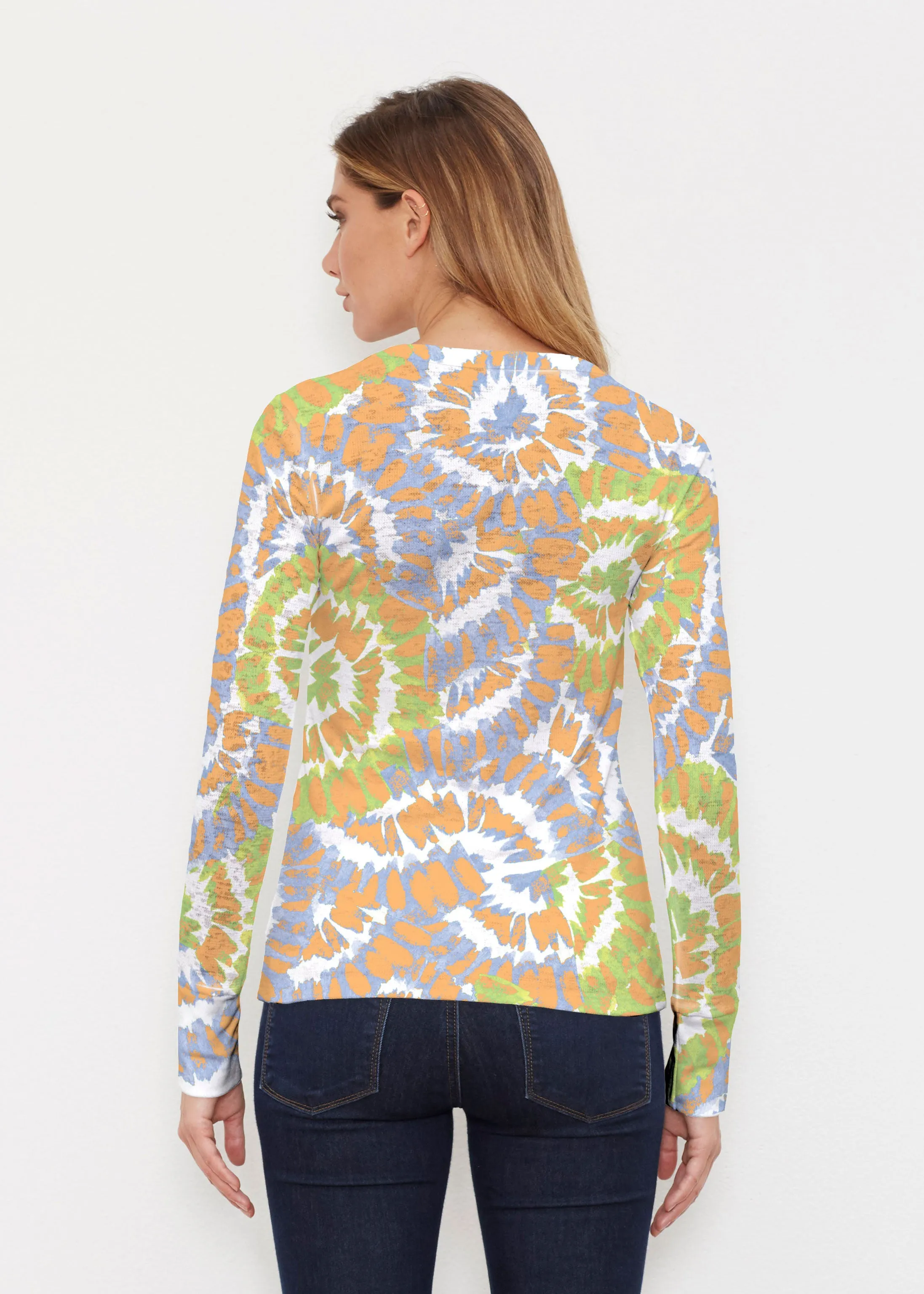 Funky Town (17277) ~ Thermal Long Sleeve Crew Shirt