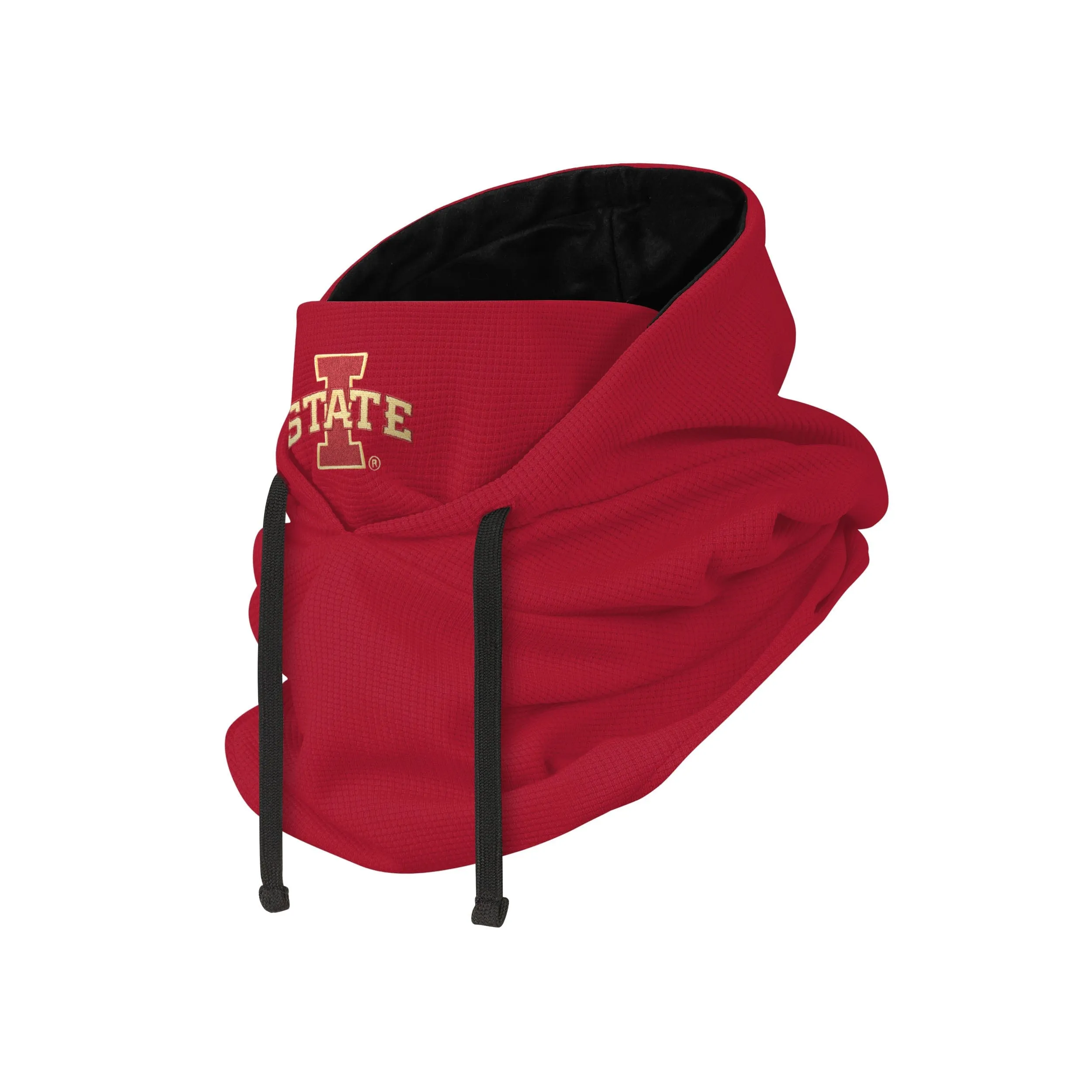 Iowa State Cyclones NCAA Waffle Drawstring Hooded Gaiter