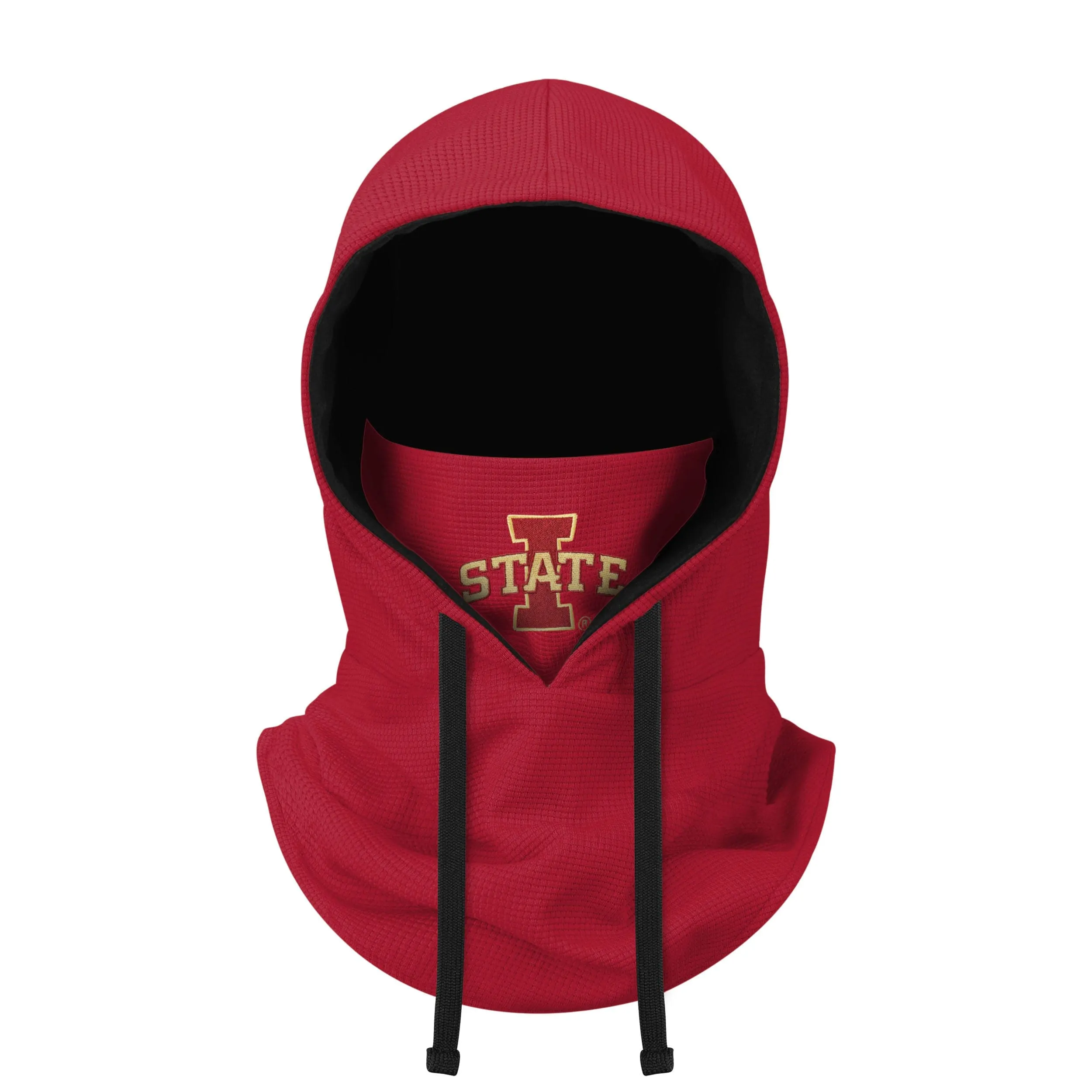 Iowa State Cyclones NCAA Waffle Drawstring Hooded Gaiter