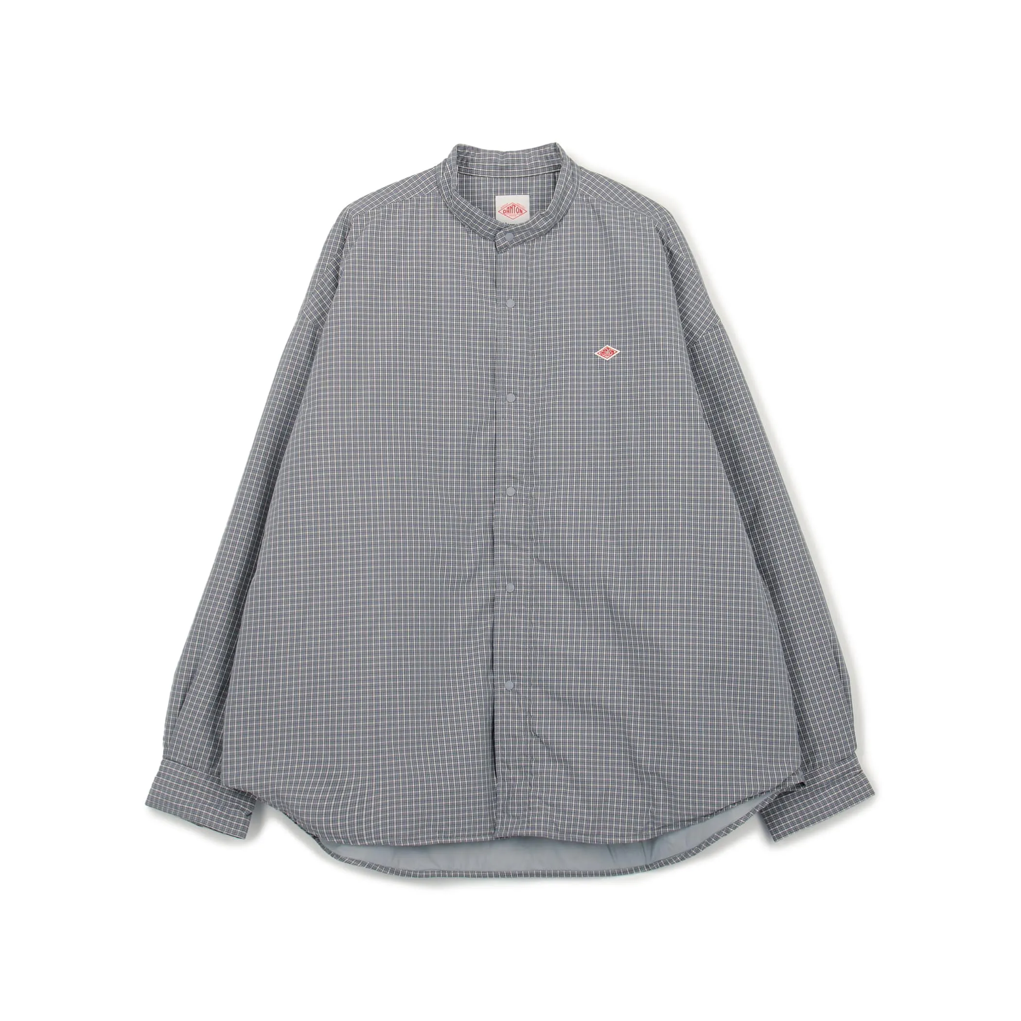 MEN'S INSULATION STAND COLLAR SHIRT JACKET PLAID