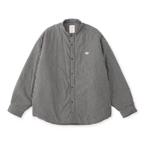 MEN'S INSULATION STAND COLLAR SHIRT JACKET PLAID
