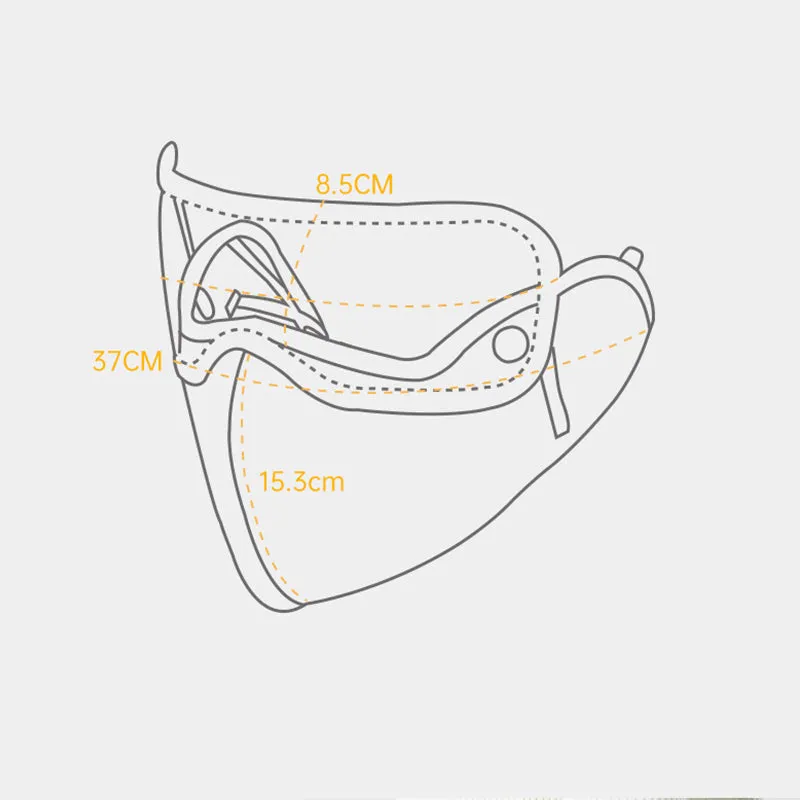 Winter Warm Face Cover with Removable Goggle Windproof Facemask