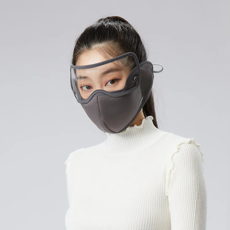 Winter Warm Face Cover with Removable Goggle Windproof Facemask