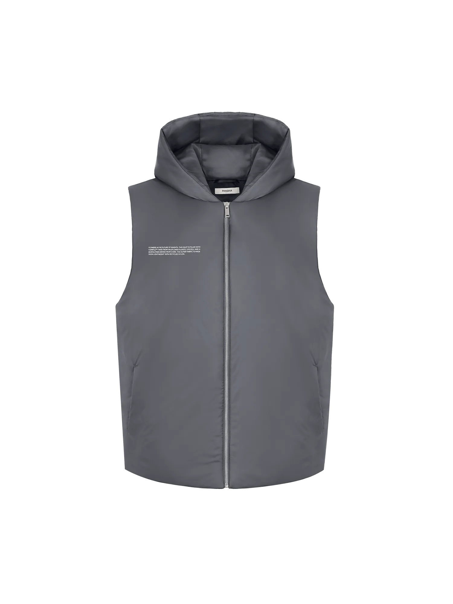 Womens DNA Flower-Warmth Gilet—atmosphere grey