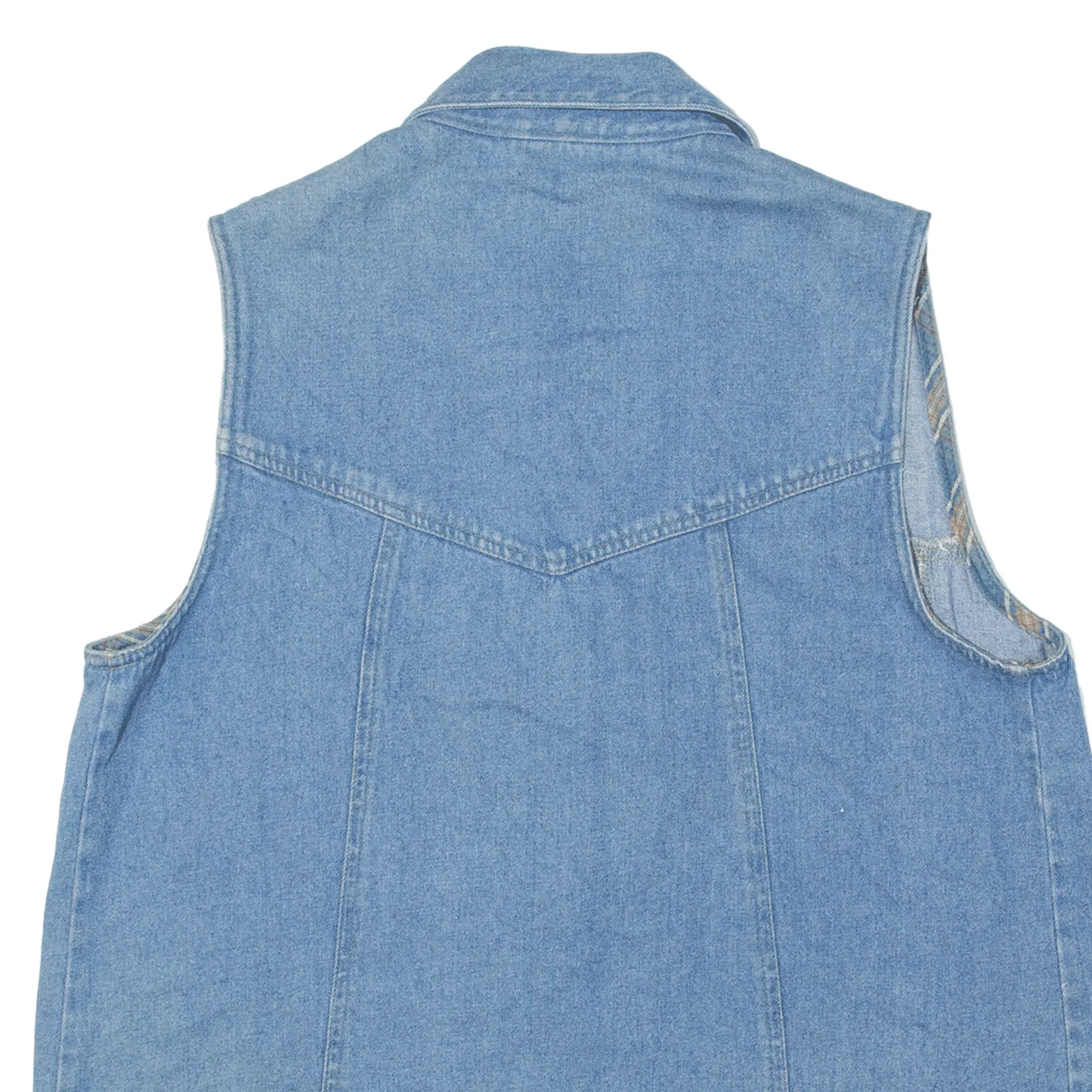 ZERO TO NINE Denim Gilet Blue Womens L